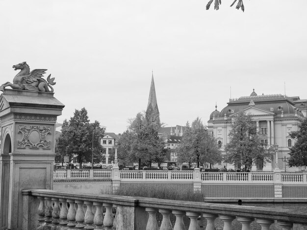 die Stadt Schwerin in Mecklenburg Vorpommern, Deutschland