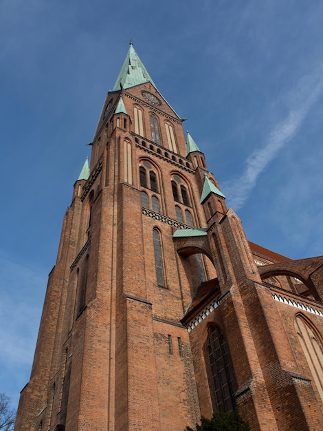 die Stadt Schwerin in Mecklenburg-Vorpommern, Deutschland