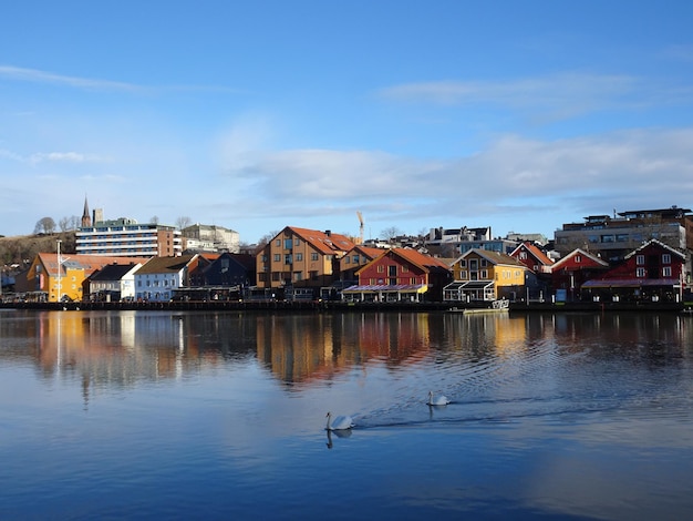 Die Stadt Tonsberg in Norwegen