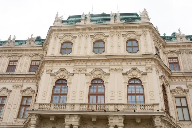 Die Stadt Wien aus dem Gebiet der Schlossanlage Belvedere.