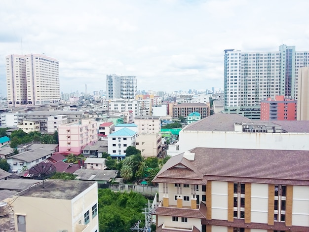 Die Stadtansicht von Bangkok, Thailand