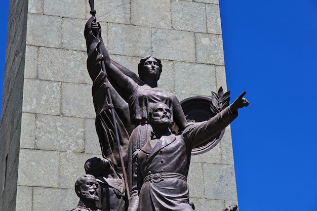 Die Statue in Santiago, Chile