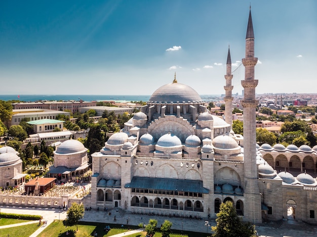 Die Suleymaniye-Moschee ist eine osmanische kaiserliche Moschee in Istanbul