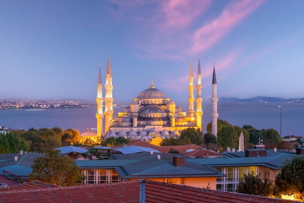 Die Sultanahmet-Moschee Blaue Moschee in Istanbul