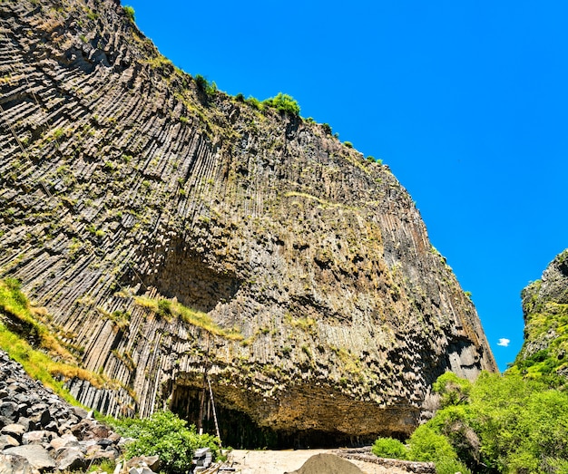 Die Symphonie der Steine, Basaltsäulenformationen in der Garni-Schlucht, Armenien