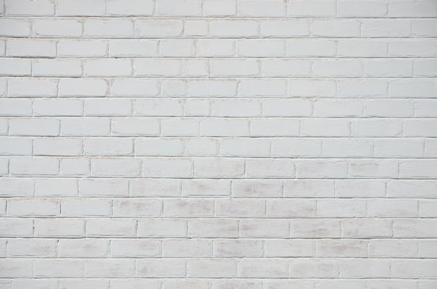 Die Textur der Mauer, weiß lackiert