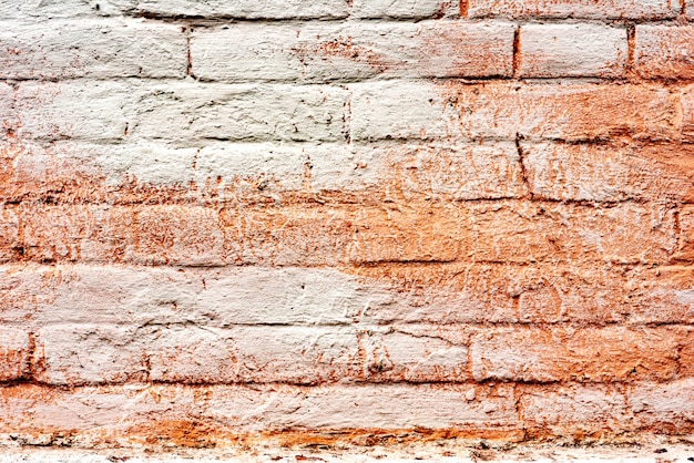 Die Textur einer Mauer mit Rissen und Kratzern