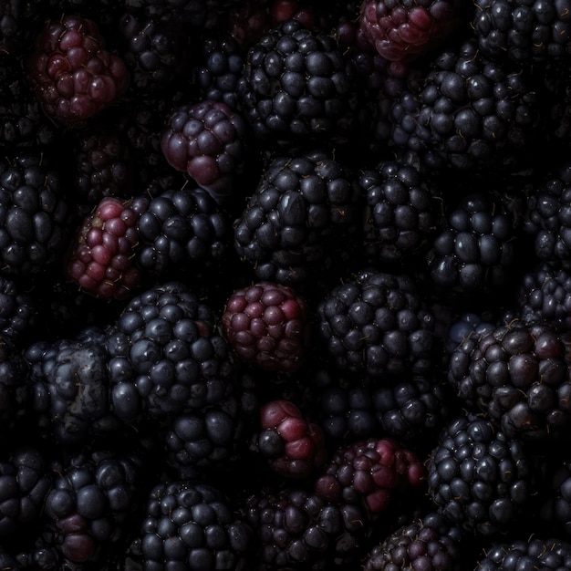 Die Textur „Fresh Berries Seamless“ ist eine lebendige und saftige Mischung aus verschiedenen Beerenarten