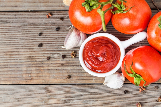 Die Tomatensauce-Vorstand