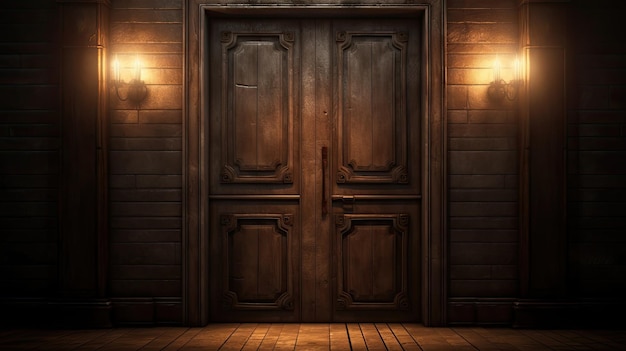 Die Tür des Hauses