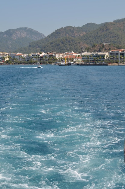 Foto die türkische landschaft marmaris türkei