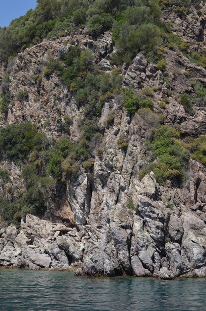 Die türkische Landschaft Türkei-Seeküste