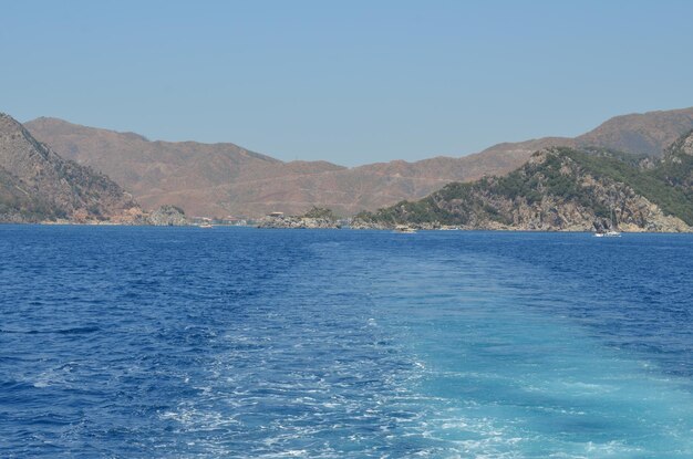 Die türkische Landschaft Türkei-Seeküste