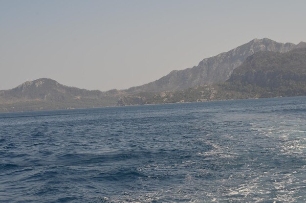 Die türkische Landschaft Türkei-Seeküste