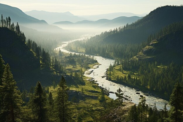 Die unberührte Wildnis eines Nationalparks