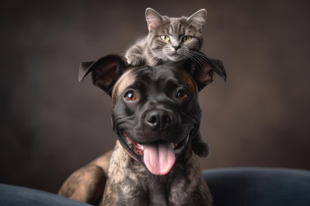 Die unerwarteten Begleiter Katze und Hund beweisen, dass Liebe keine Grenzen kennt