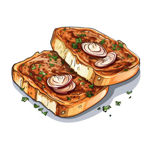 Die ungewöhnlichen Abenteuer des Zwiebelmannes, der auf einem Toast die Welt der Comics enthüllt.