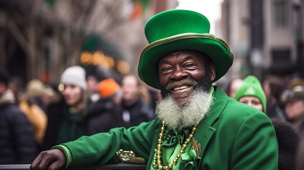 Die Vereinigten Staaten feiern den St. Patrick's Day mit grünem Kleid