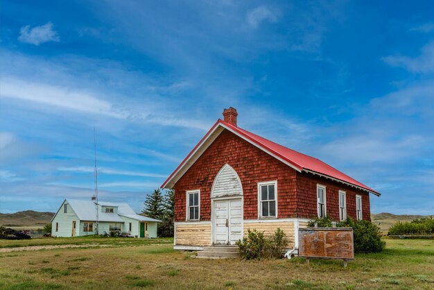 Die verlassene anglikanische Kirche Ravenscrag in Ravenscrag, Saskatchewan