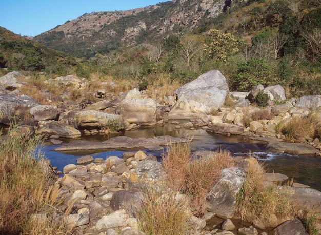 Die vom Mzimkulwana-Fluss durchschnittene Oribi-Schlucht ist eine Schlucht im südlichen KwaZulu-Natal in Südafrika, etwa 120 km südlich von Durban. Die Schlucht ist 400 Meter tief und an ihrer breitesten Stelle fast 5 km breit