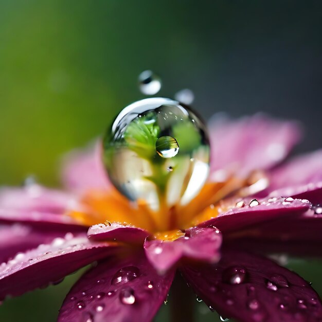 Foto die von ki erzeugte blume