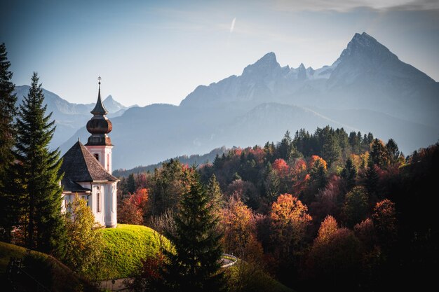 Die Wallfahrtskirche Maria Gern es una iglesia de Wallfahrts en el mercado de Berchtesgaden en Oberbayern.