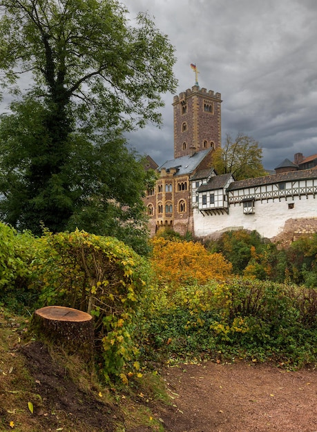 Die Wartburg im Thüringer Wald bei Eisenach