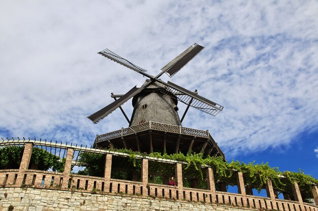 Die Weinlesemühle in Potsdam-Park, Deutschland