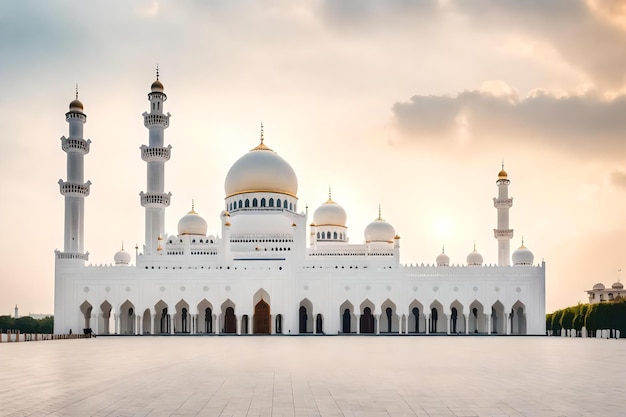 Die weiße Moschee der königlichen Familie