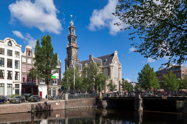 Die Westerkerk ist eine reformierte Kirche in Amsterdam Niederlande