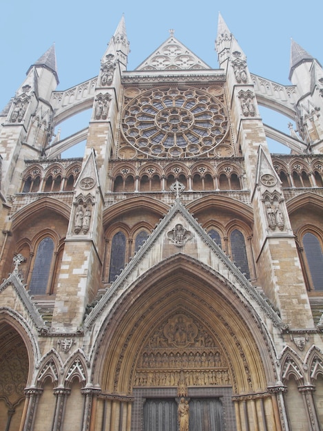 Die Westminster Abbey-Kirche in London UK