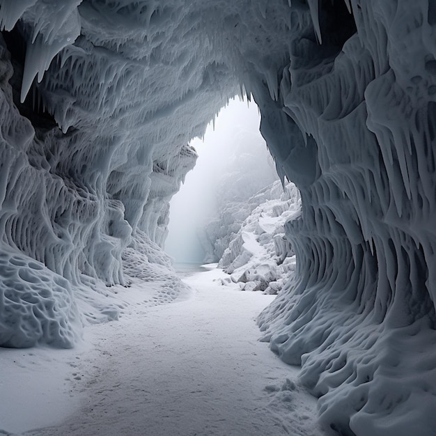 Die winterliche Eleganz der Snowy Intricacies Cave