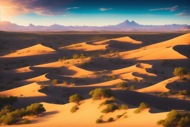 Die Wüste ist die größte Wüste der Welt.