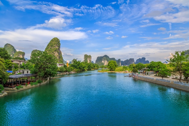 Die wunderschöne Landschaft von Guilin, Guangxi