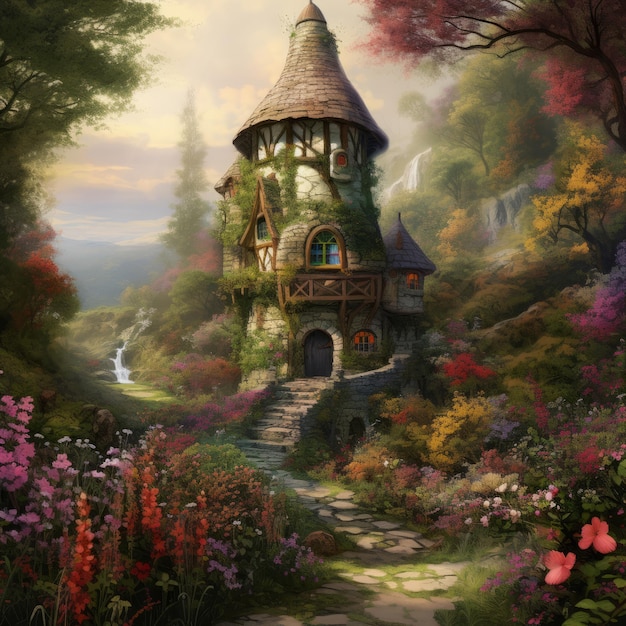 Die zauberhaften Landschaften Erforschen im Hobbit-Stil das zauberhafte Grafschaft und das majestätische Zaubererdorf
