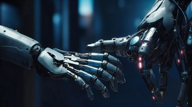 Die Zukunft des Business Robotic Handshake Deal