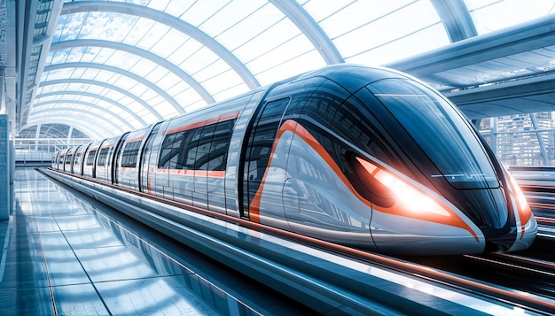 Die Zukunft des Verkehrs ist hier Hyperloop ist eine neue Art von Zug, der magnetische Levitation verwendet