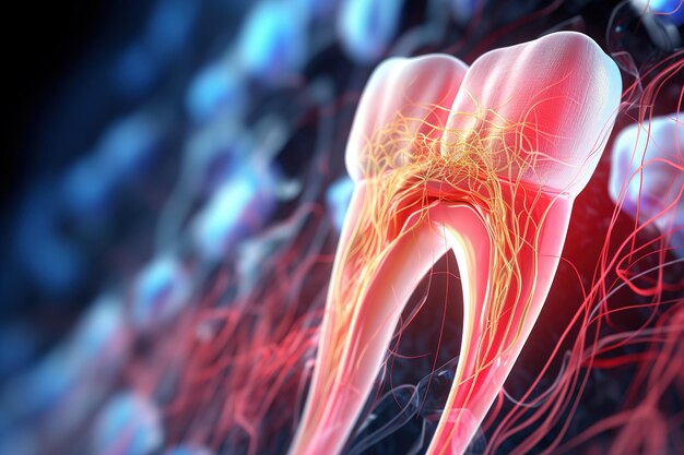 Foto dientes con problemas de raíz