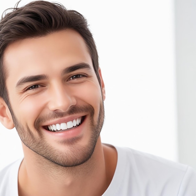 Foto dientes sanos mujeres hombre niño niña sonriendo happinese