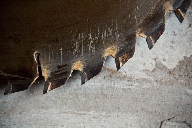 Dientes de una sierra de disco