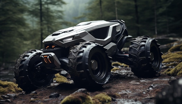 Dies ist ein intelligentes Foto-Offroad-Auto