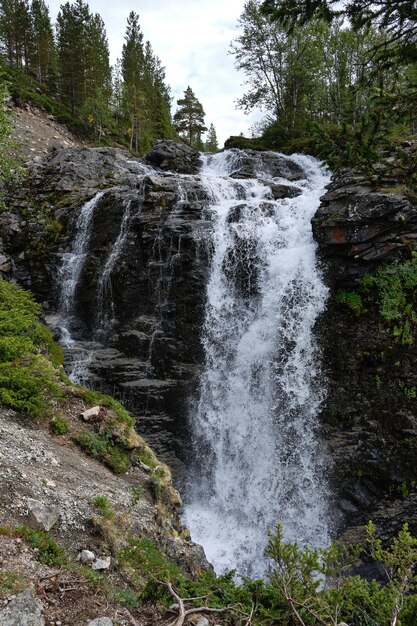 Dies ist eine BerglandschaftKhibiny Mountains Oblast Murmansk Russland