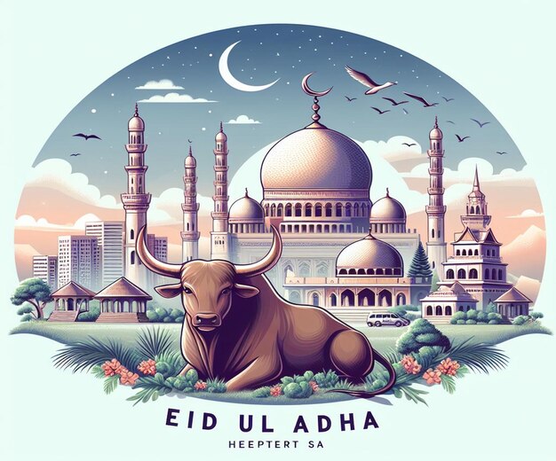 Diese Illustration wurde für das islamische Mega-Event Eid Ul Adha gemacht.