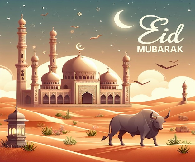 Diese Illustration wurde für das islamische Mega-Event Eid Ul Adha gemacht.