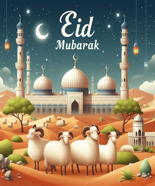 Diese Illustration wurde für das islamische Mega-Event Eid Ul Adha gemacht.