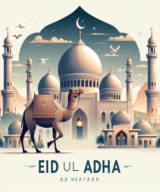 Dieses Bild wurde für islamische Veranstaltungen wie Eid ul Adha erstellt.