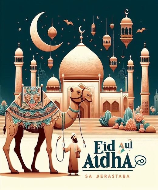 Dieses Bild wurde für islamische Veranstaltungen wie Eid ul Adha erstellt.