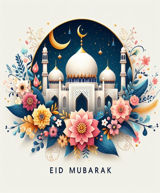 Dieses Design ist für islamische Anlässe wie Eid ul Fitr und Eid ul Adha gemacht