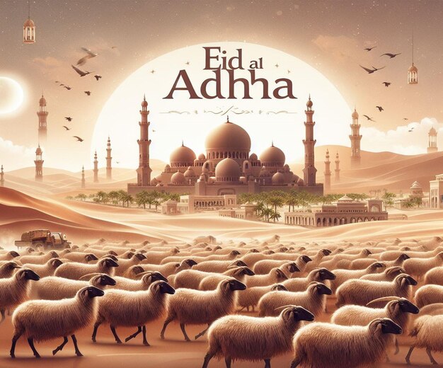 Dieses Design wurde für das islamische Mega-Event Eid al Adha hergestellt.