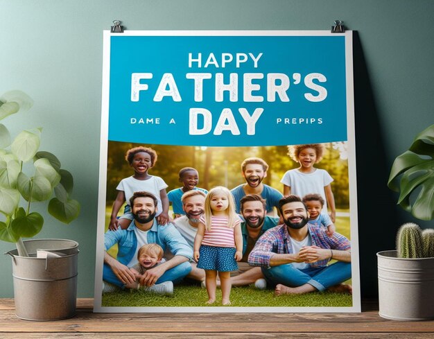 Dieses wunderschöne Design ist für den Happy Fathers Day gemacht.